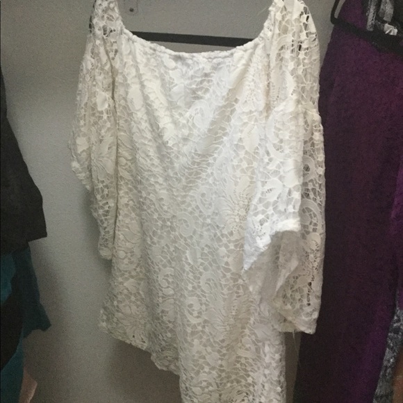 Boho lace off the shoulder dress - Picture 5 of 5
